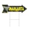 Signmission Margarita Arrow Yard Sign Funny Home Decor 30in Wide C-ARROW10-999754 - alternate 1